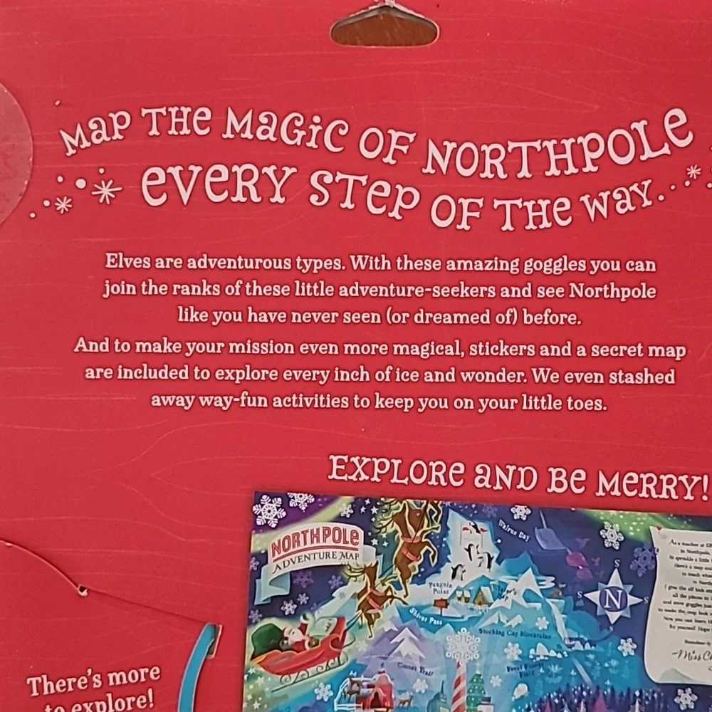 Hallmark Polar Explorer Map with Goggles -